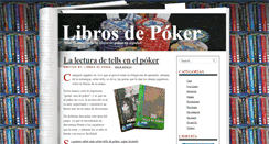 Desktop Screenshot of librosdepoker.com