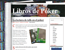Tablet Screenshot of librosdepoker.com